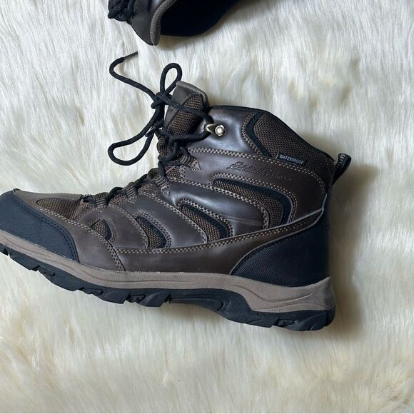 Eddie Bauer Brown and Black Boots for Outdoor Adventures - Picture 1 of 9